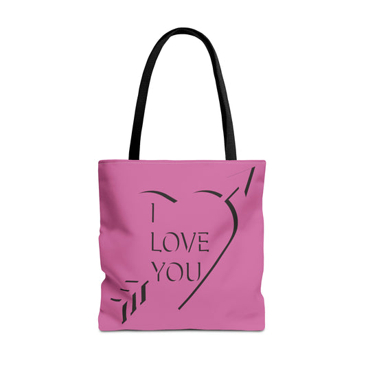I Love You Tote Bag (AOP)